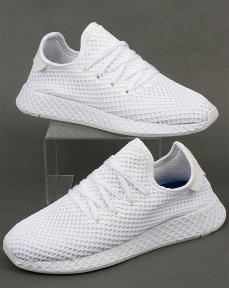 adidas deerupt white|adidas originals deerupt trainers.